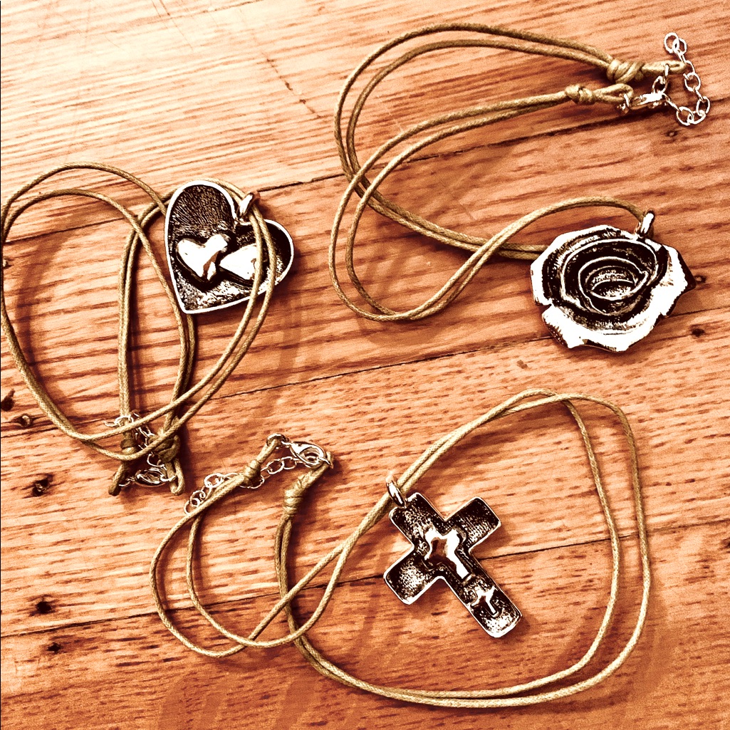 Silver RoseSilver Heart Or Silver Cross